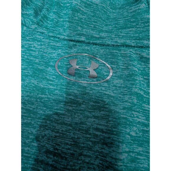 Under Armour HeatGear Women’s M Hoodie Teal Performance Pullover Lightweight - Picture 9 of 10